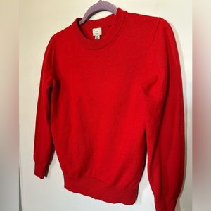red sweater for women, size xs, good condition